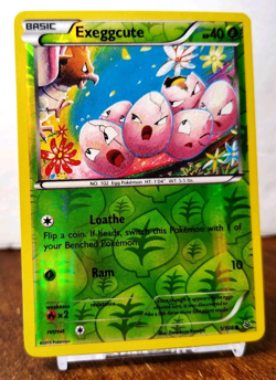 POKEMON EXEGGCUTE 1/108 REVERSE HOLO ROARING SKIES LP TOMOKAZU KOMIYA - Image 1