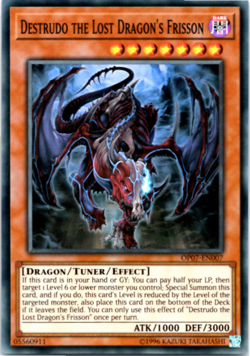 Destrudo The Lost Dragon's Frisson - OP07-EN007 - Super Rare - Yugioh - Image 1