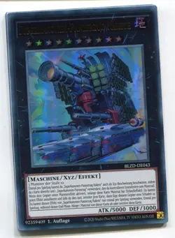 Yu-Gi-Oh! Superkanonen Panzerzug Rakete Ultra Rare BLZD-DE043 - Image 1
