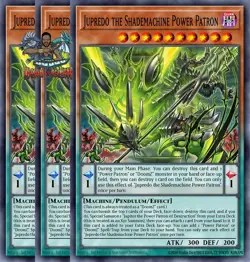 Yugioh! 3x Jupredo the Shademachine Power Patron BLZD-EN012 Common 1st Ed NM - Image 1