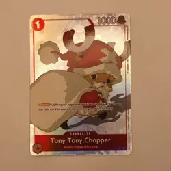 Bandai Tony Tony.Chopper One Piece CCG Character Blocker Holo ST01-006 English - Image 1