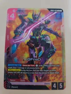 GFreD GD03-035 LR Gundam Card Game - Steel Requiem NM/Mint - Image 1