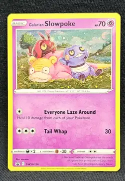 Galarian Slowpoke SWSH126 SWSH: Sword & Shield Promo Cards Holo Swirl - Image 1