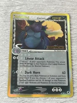 Pokemon NIDOKING 6/101 Holo Collecting Card - GOOD - never played w - Image 1