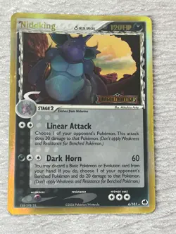 Pokemon NIDOKING 6/101 Holo Collecting Card - GOOD - never played w - Image 2