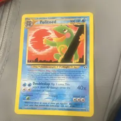 Pokemon Politoed Neo Discovery 27/75 2001 Rare 100 HP Vintage Regular Card - Image 1