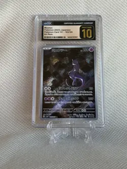 Mewtwo 183 Sv2a: Pokemon Card 151 Holo (Japanese) CGC Pristine 10 - Image 1