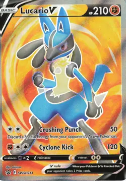 Lucario V Holo Promo SWSH: Sword & Shield Promo Cards SWSH213 - Image 1