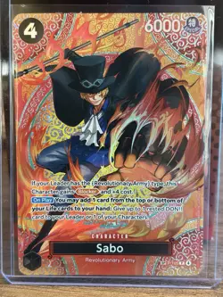 Sabo (P-105) (SP) - Adventure on Kami's Island (OP15-EB04) TCG English Card - Image 1