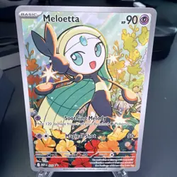 Meloetta MEP 026 Me: Mega Evolution Promo Holo Pokemon Card NM - Image 1