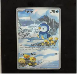 Pokemon TCG Piplup Me02: Phantasmal Flames 098/094 Illustration Rare Holo HP70 … - Image 1