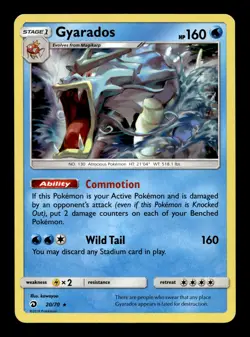 Gyarados 20/70 Dragon Majesty Holo Rare Pokemon TCG - Image 1