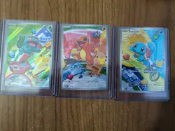 Pokemon First Partner Illustration Collection Series 1 Kanto GEN 1 Starters NM - Image 1