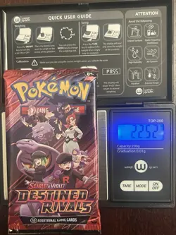 (HEAVY) GOD PACKUU SIRUU 22.52g Destined Rivals Pokemon TCG Booster (SEALED) - Image 1