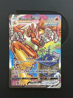 Pokemon Blaziken VMAX Secret Rare 201/198 Chilling Reign Alt Art - Image 1