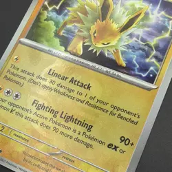 Jolteon (Master Ball Pattern) 029/131 Sv: Prismatic Evolutions Holo Pokemon TCG - Image 3