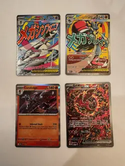 Pokemon TCG Promo Lot Mega Gardevoir, Mega Lucario, Ceruledge, Oricorio - Image 1