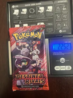(VERY HEAVY) GOD PACKUU 22.52g Destined Rivals Pokemon TCG Booster (SEALED) - Image 1