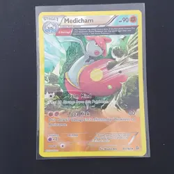 Medicham - 81/160 - Pokemon Primal Clash XY Reverse Holo Rare Card LP - Image 1