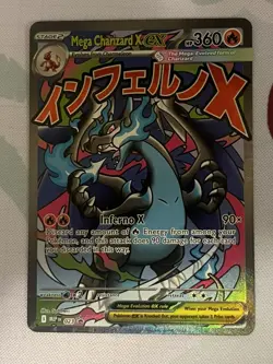 Mega Charizard X ex Me: Mega Evolution Promo Holo 023 360HP Pokemon TCG - Image 1