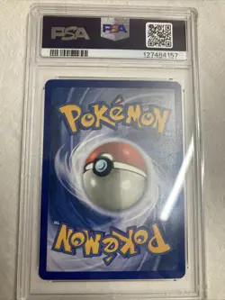 1999 Pokemon TCG Hitmonchan Base Set Holo Unlimited Rare PSA 5 - Image 2
