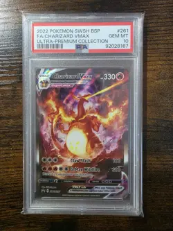 Pokemon Charizard VMAX SWSH261 Ultra-Premium Collection Holo PSA 10 Promo - Image 1
