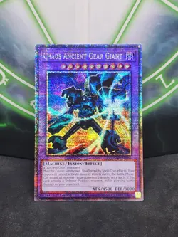 Yugioh Chaos Ancient Gear Giant MP24-EN042 Quarter Century Secret Rare 1st Ed NM - Image 1