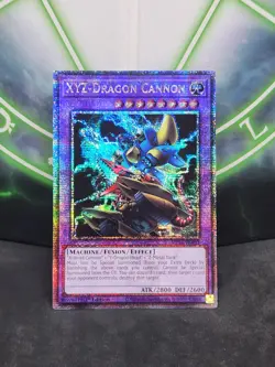 Yugioh XYZ-Dragon Cannon MP24-EN011 Quarter Century Secret Rare 1st Edition NM - Image 1