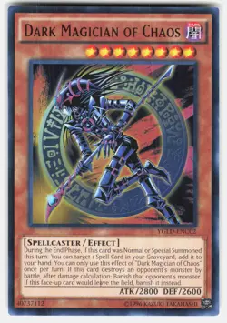 Dark Magician of Chaos YGLD-ENC02 Yugi's Legendary Decks Yu-Gi-Oh Unlimited LP - Image 2
