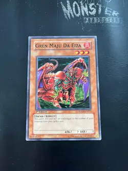 YUGIOH GREN MAJU DA EIZA COMMON SDDE-EN013 1ST EDITION - Image 1