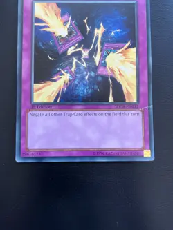 YUGIOH TRAP STUN COMMON SDCR-EN032 1ST EDITION PLAYED - Image 4