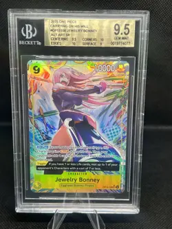 Jewelry Bonney OP13-108 SR Alt Art Carrying On His Will One Piece BGS 9.5 - Image 1