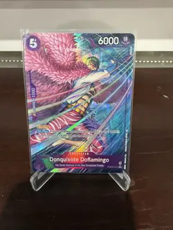 One Piece Card Game-Donquixote Doflamingo PRB02-011 Alt art English mint - Image 1