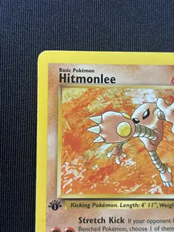 Hitmonlee 22/62 1st Edition Fossil Rare 1999 Pokemon Card 60 HP - Image 2