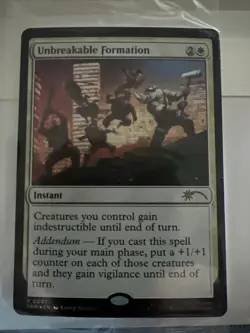 Unbreakable Formation NYCC TMNT Teenage Mutant Ninja Turtles PROMO CARD FOIL MTG - Image 1