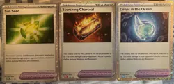 Pokemon Trading Card Game Lot of 3 Trainer Item Pokemon Tool Cards Holofoil TCG - Image 1