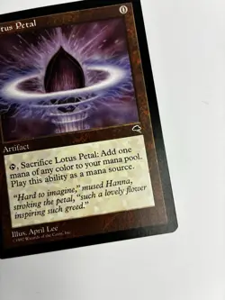 Magic the Gathering MTG Card: Lotus Petal Tempest Rare! EX 1997 Rare W/ Tracking - Image 2