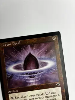 Magic the Gathering MTG Card: Lotus Petal Tempest Rare! EX 1997 Rare W/ Tracking - Image 3