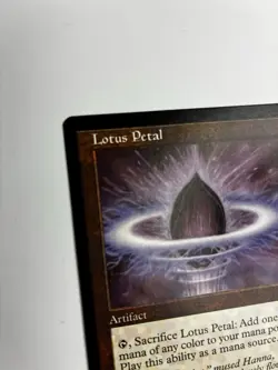 Magic the Gathering MTG Card: Lotus Petal Tempest Rare! EX 1997 Rare W/ Tracking - Image 4