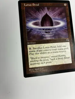 Magic the Gathering MTG Card: Lotus Petal Tempest Rare! EX 1997 Rare W/ Tracking - Image 5