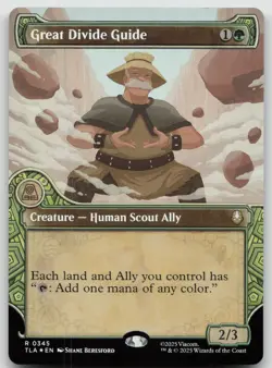 Great Divide Guide (Showcase) R Foil Avatar: The Last Airbender 345 NM - Image 1