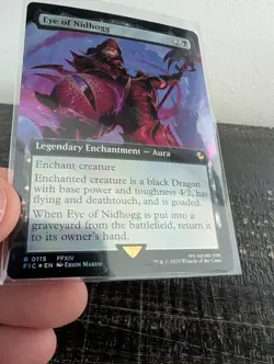 MTG Final Fantasy FOIL Eye of Nidhogg Extended Art English Mint - Image 3