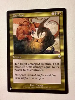 Backlash - The List Reprints (LIST)(234) - MTG - Image 1