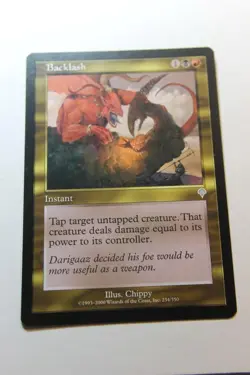 MTG Backlash x1- -Invasion-Lightly Played - Image 1