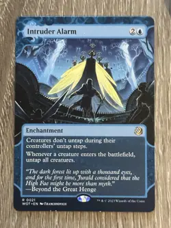 MTG - Intruder Alarm - NM - Showcase Art - Wilds of Eldraine 0021 - Magic - Image 3