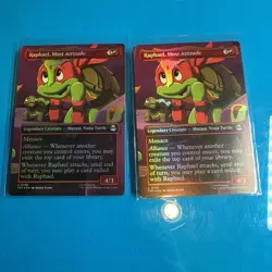 Raphael, Most Attitude - Mtg: TMT - U 0199 (x2) *foils/ full Art - Image 1