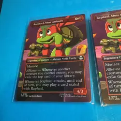 Raphael, Most Attitude - Mtg: TMT - U 0199 (x2) *foils/ full Art - Image 5