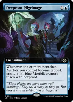 Deeproot Pilgrimage (Extended Art) 361 The Lost Caverns of Ixalan Magic MTG NM/M - Image 1