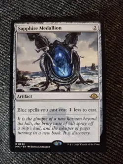 Sapphire Medallion Modern Horizons 3 NM MTG - Image 1