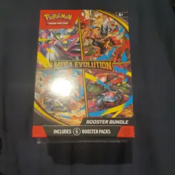 Pokemon TCG Mega Evolution Booster Bundle New Sealed (6 Packs) - Image 1
